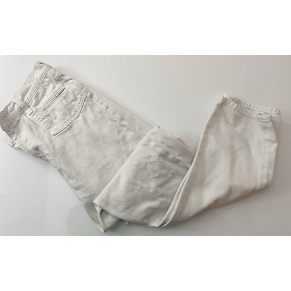 Etica • Finn Jeans White Denim High Rise Slim Straight